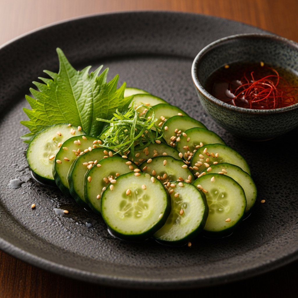 Japanese Pickled Cucumbers きゅうりの浅漬