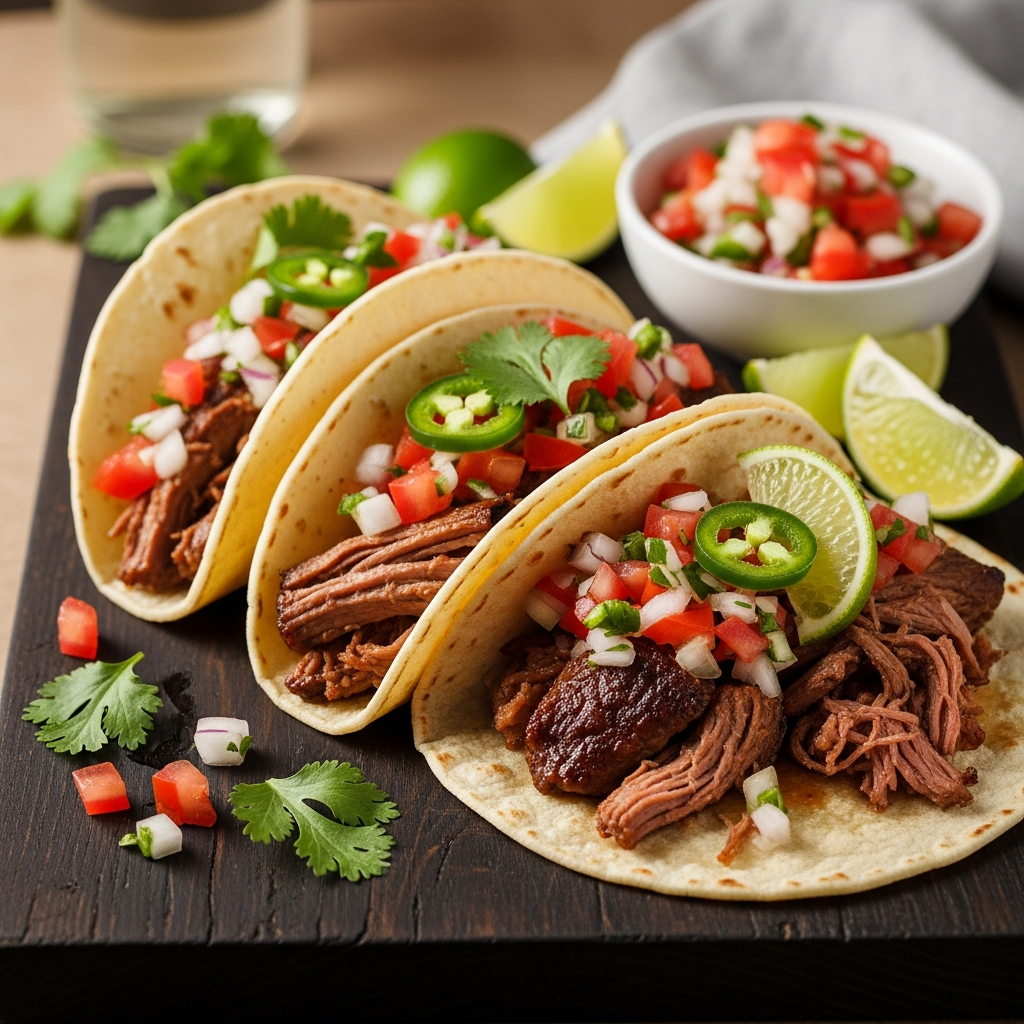 Instant Pot Steak Tacos with Pico de Gallo