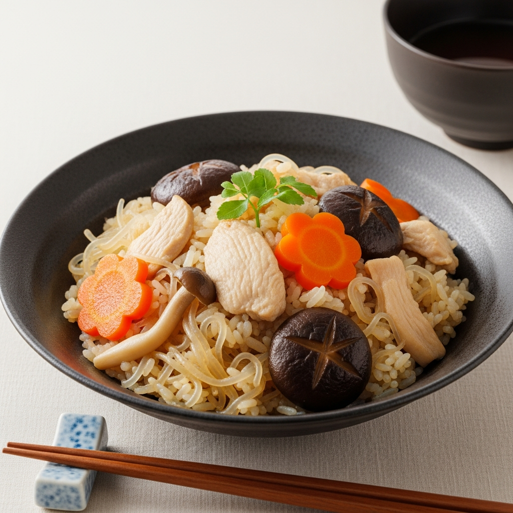 Takikomi Gohan (Japanese Mixed Rice) 炊き込みご飯