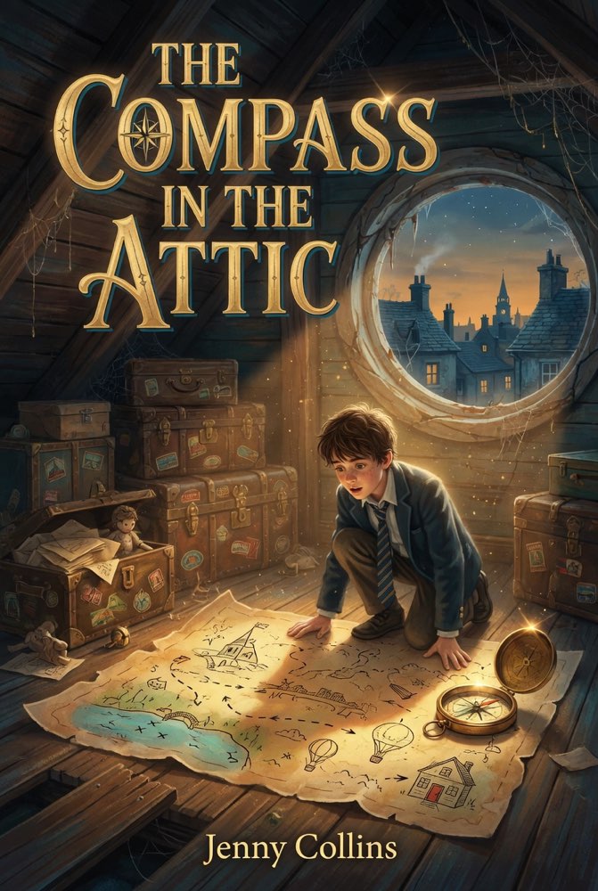 Cover of The Compass in the Attic (Ages 8–12)