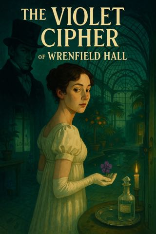 Cover of The Violet Cipher of Wrenfield Hall
