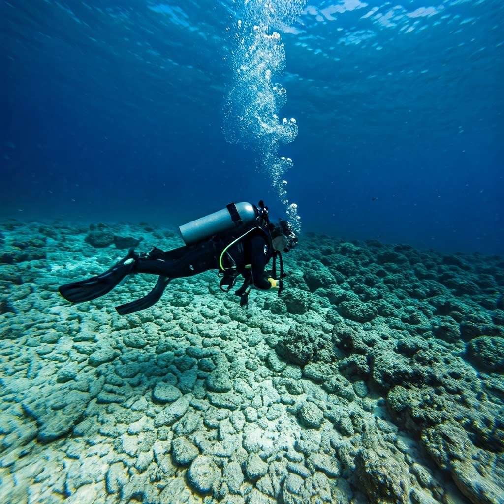 Scuba Diving on a Reef in Cozumel