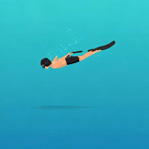 freediving training in pool