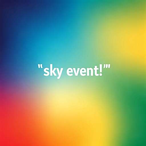 sky event!