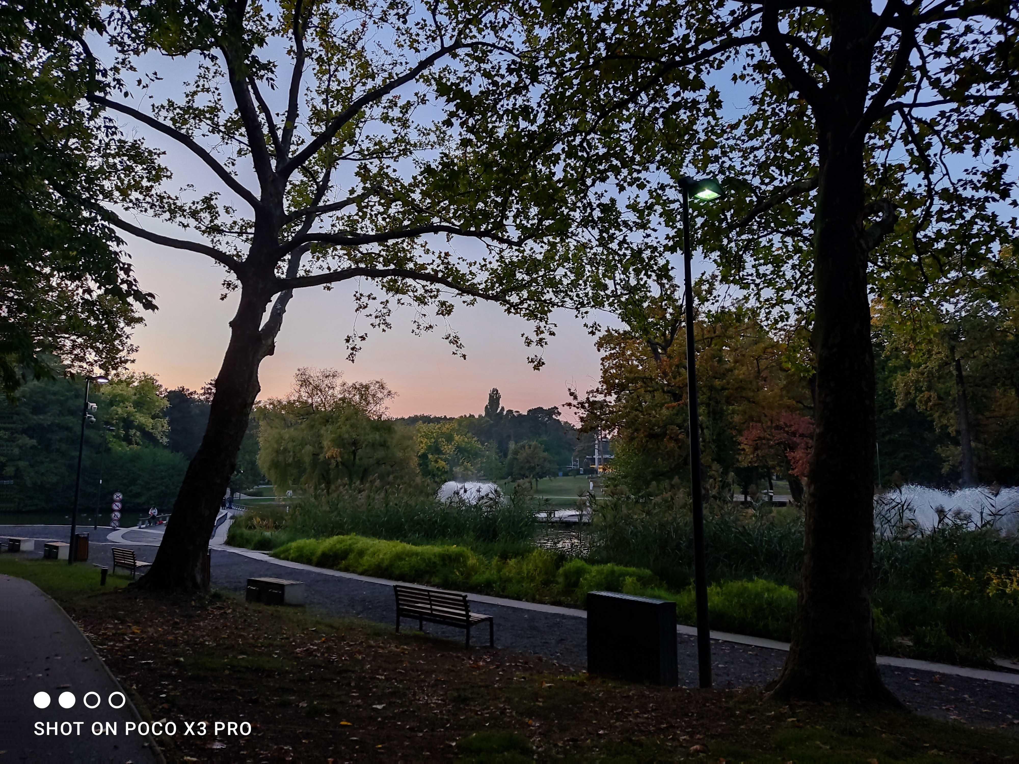 Debrecen walking in park