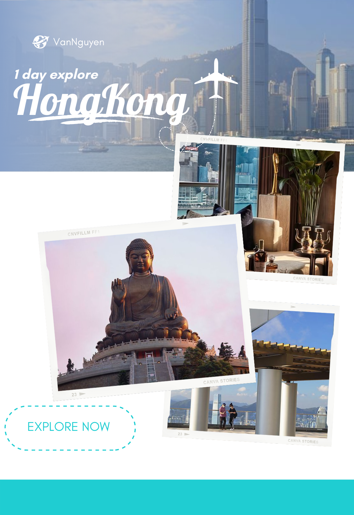 1 day explore Hong Kong