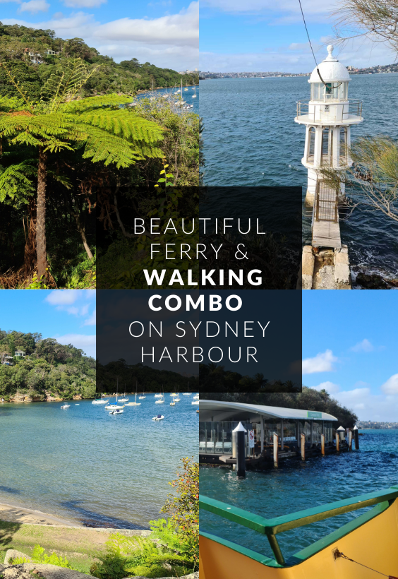 Beautiful ferry & walking combo on Sydney Harbour 