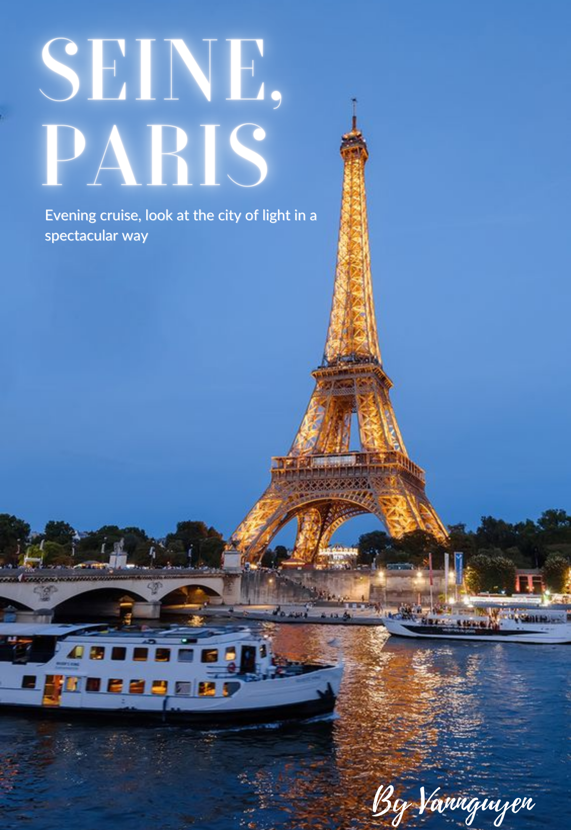 Cruise on the Seine, Paris