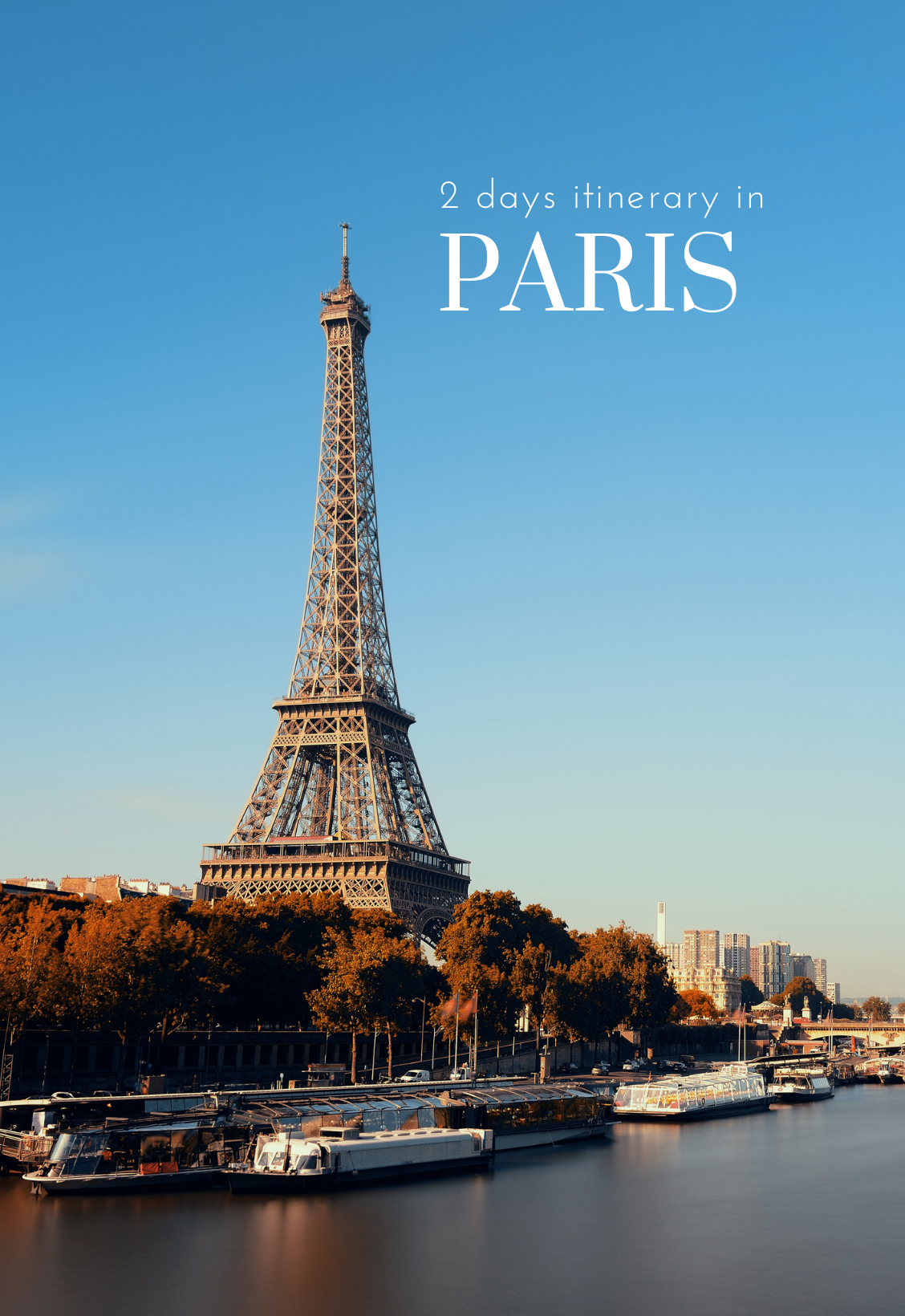 2 days itinerary in Paris