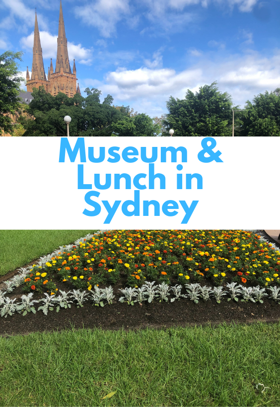 Visit a museum and have lunch in Sydney
