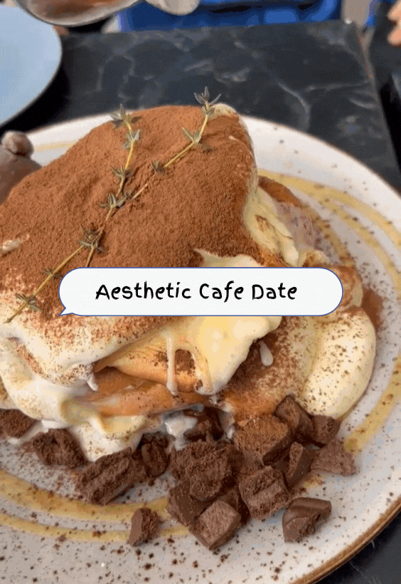 Aesthetic Cafe Date