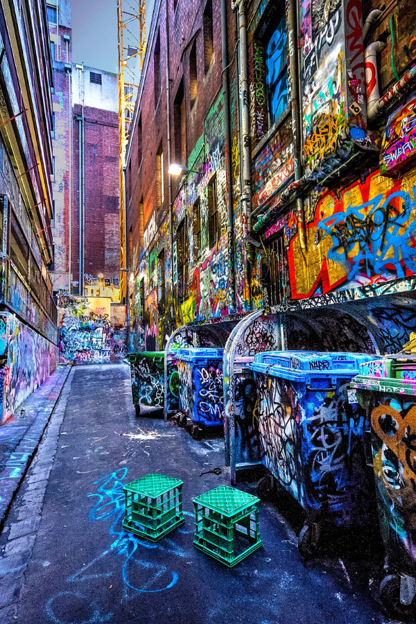Laneways and Cafes