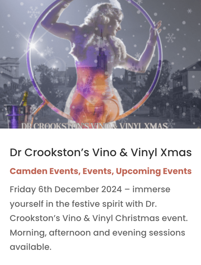 Soirees by Staytime - Dr Crookstons Vino & Vinyl Xmas