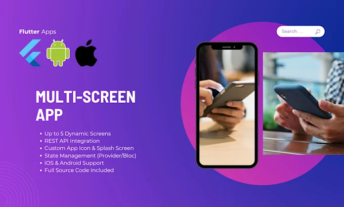 Crearé una app personalizada en Flutter para iOS y Android, imagen 2 de 3