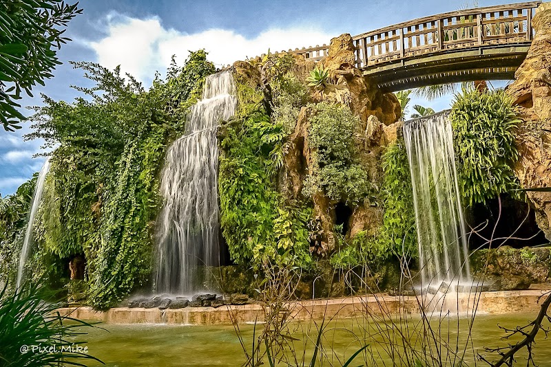 Cascada & Puente elevado • Parque Genoves