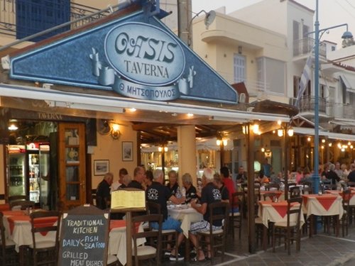 Cena romantica en Poros