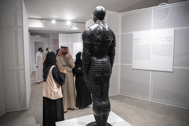 حضور افتتاح معرض فني شبابي ضمن مهرجان الفن التشكيلي الخامس "أفراح الكرامة"