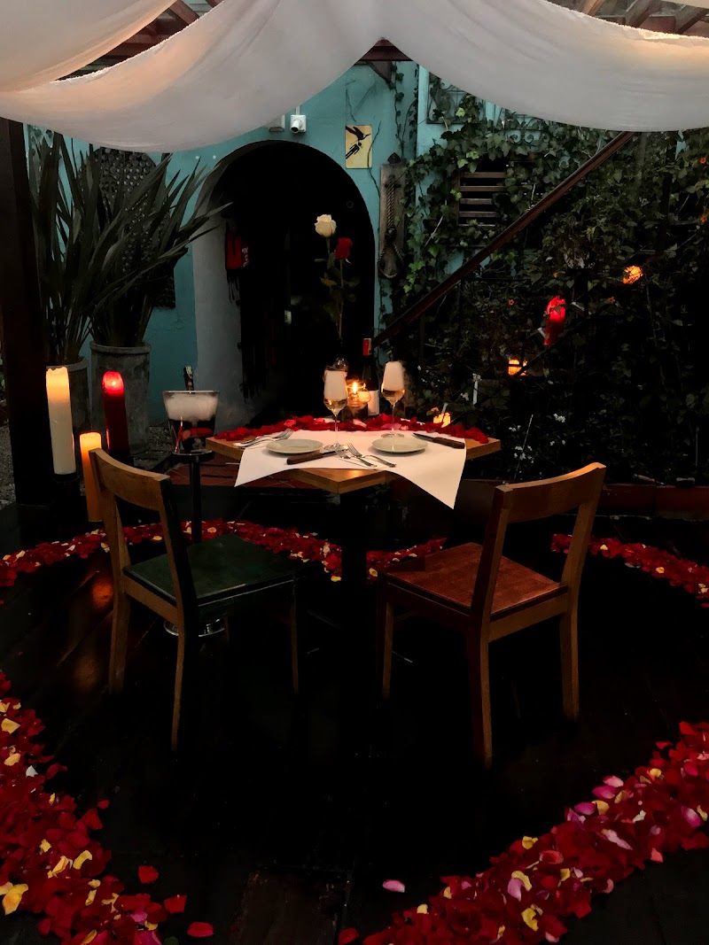 Cena romantica en el centro de Bogota