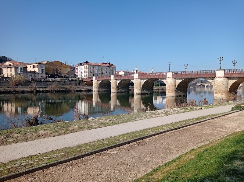 Puente de Carlos III y paseo junto al Ebro