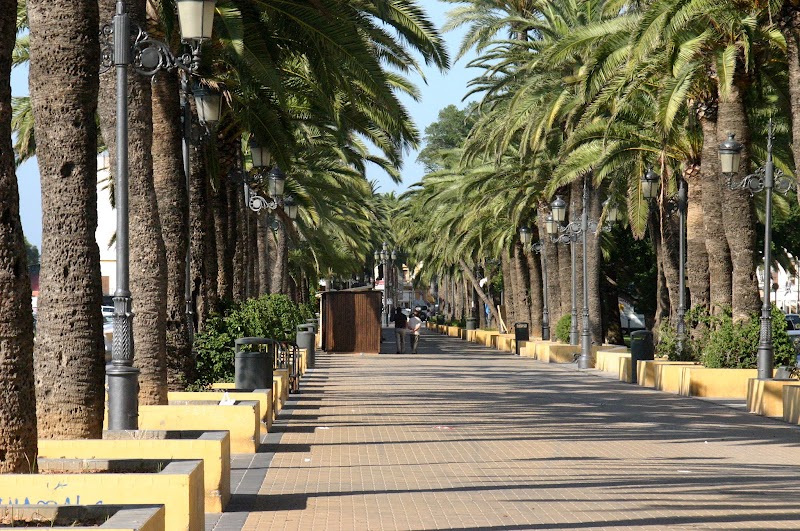 Paseo por el Parque Calderón y ribera del Guadalete