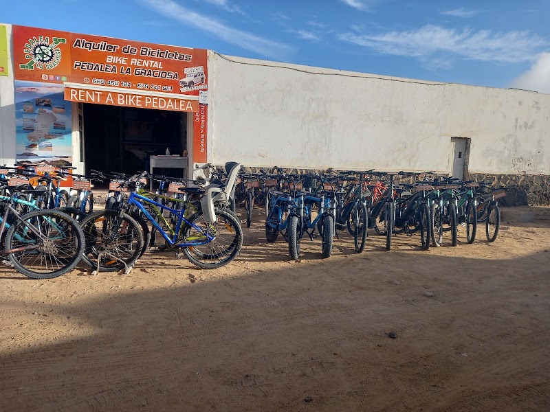 Ruta en bici por La Graciosa
