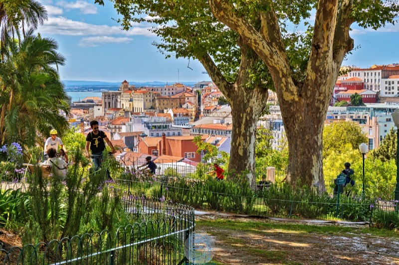 Jardim do Torel: descanso en un oasis urbano