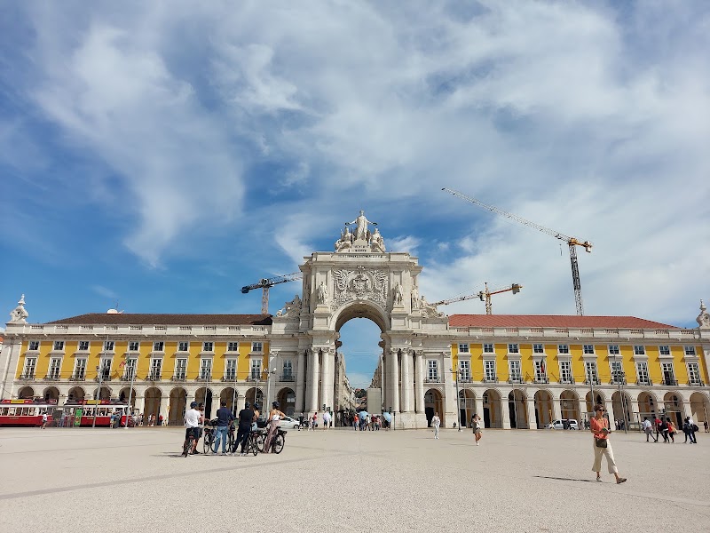 Rua Augusta, Praça do Comércio y Elevador de Santa Justa