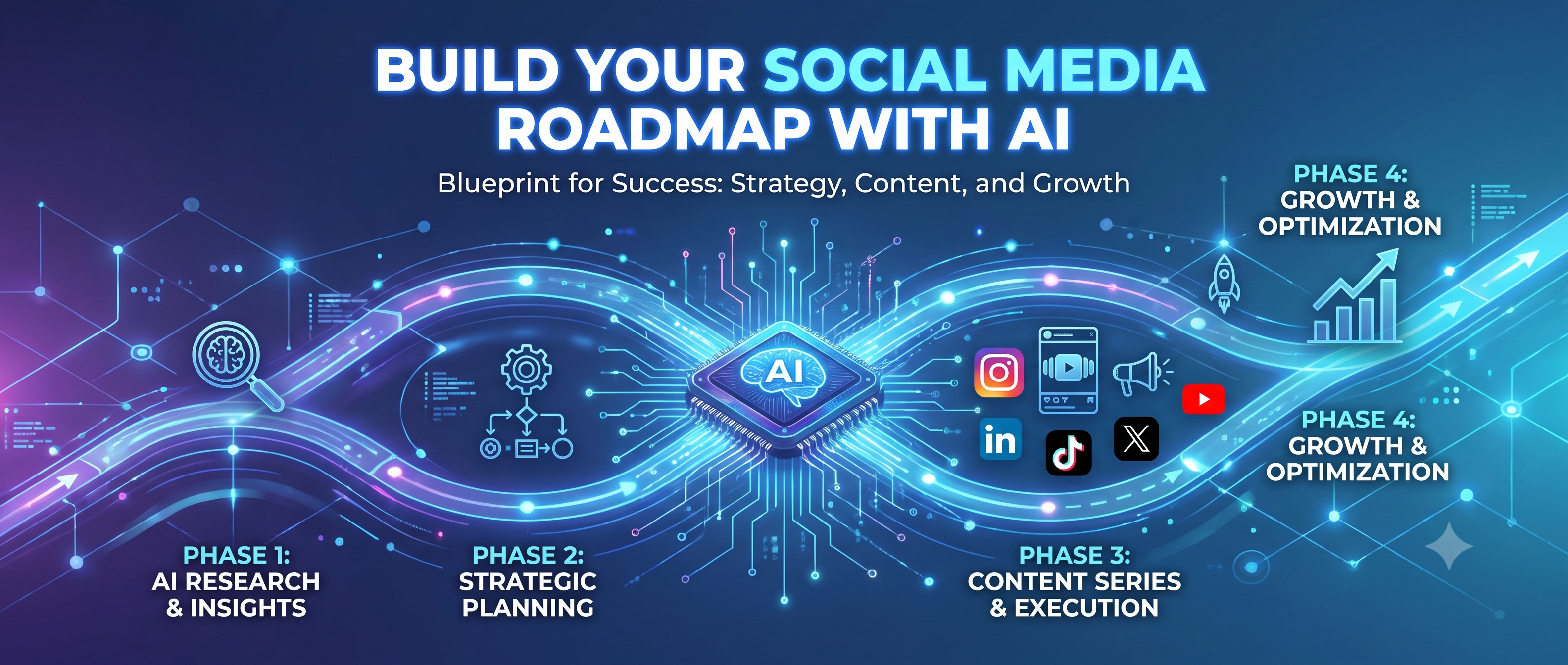 Blueprint for Success: How AI Can Build Your Ultimate Social Media Roadmap