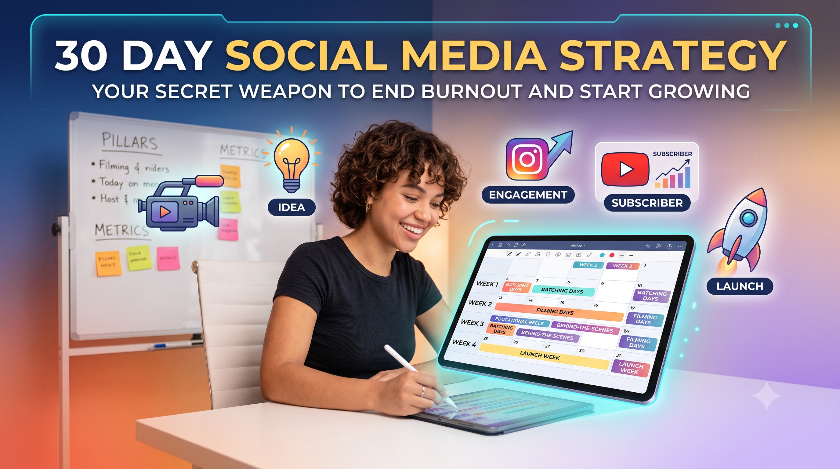 Why a 30-Day Social Media Strategy is a Content Creator’s Ultimate Superpower