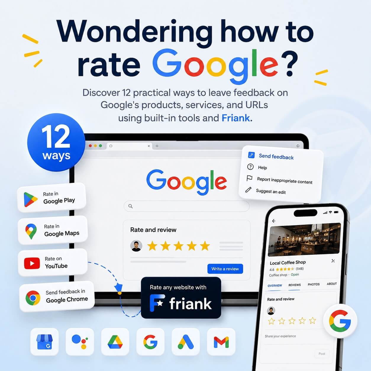12 Ways to Rate Google: How to Leave Feedback on Google's Products and Services
