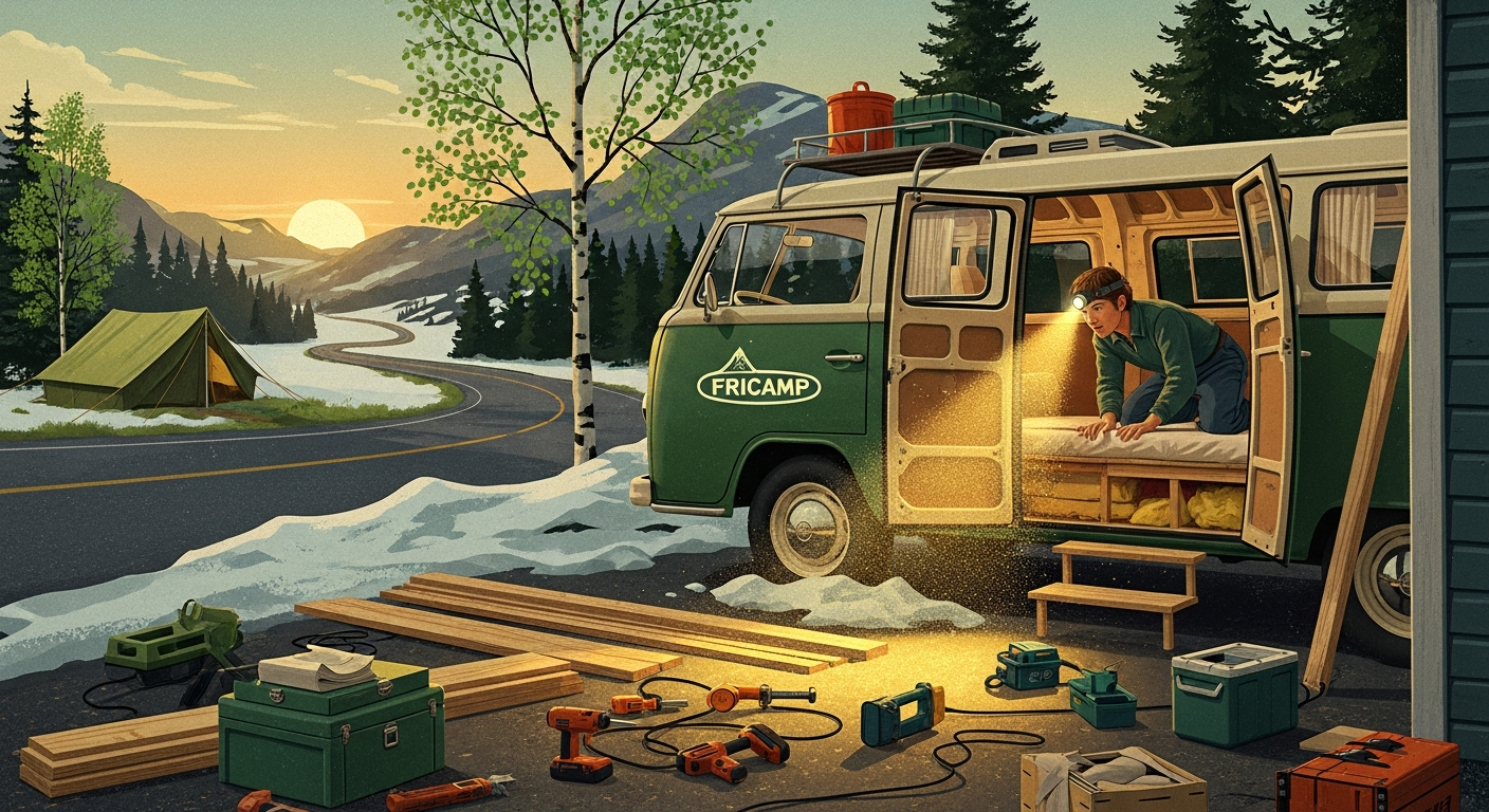 Vårslepp i oppkjørselen: Fra byggekaos til påskedrøm i campervan