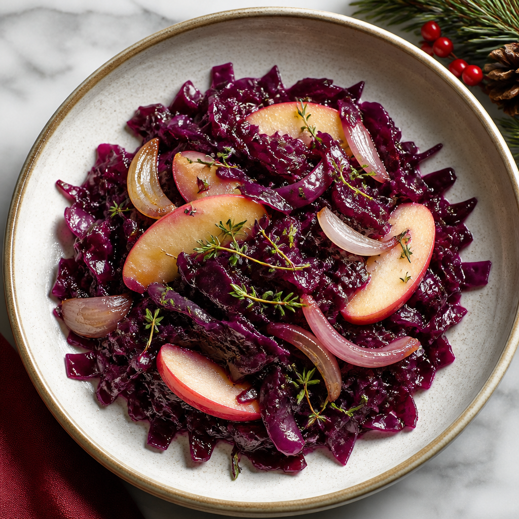 Braised Red Cabbage for Christmas