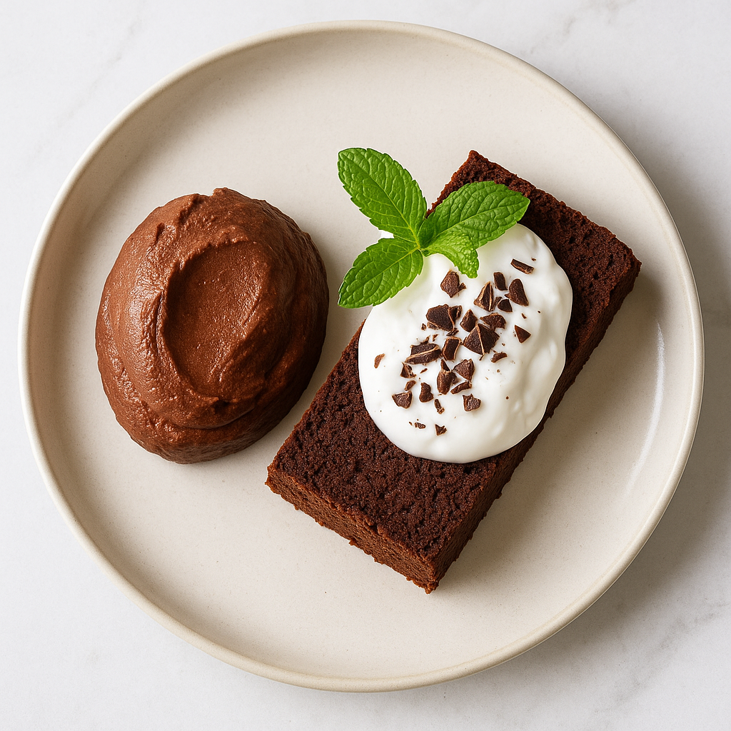 Coconut Greek Style Yoghurt Chocolate Dessert Pots