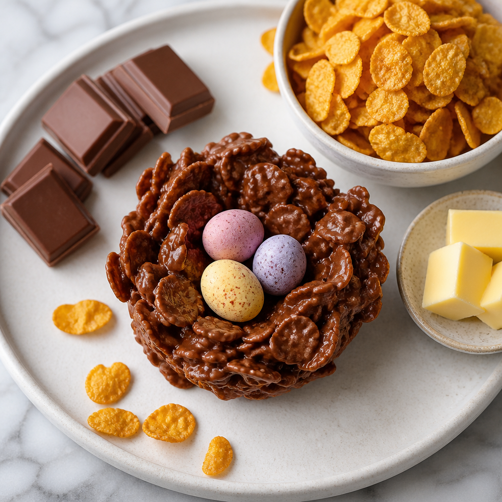 Chocolate Cornflake Nests