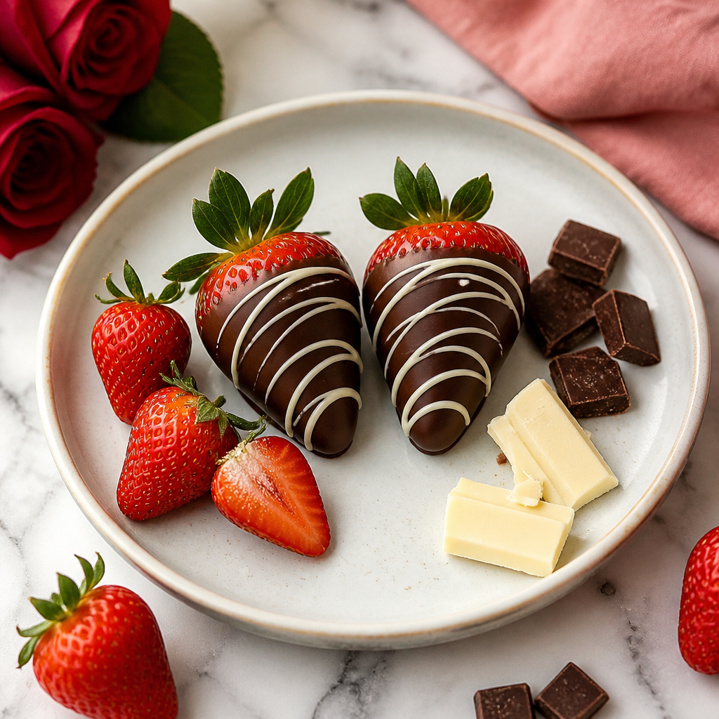 Chocolate Covered Strawberries for Two