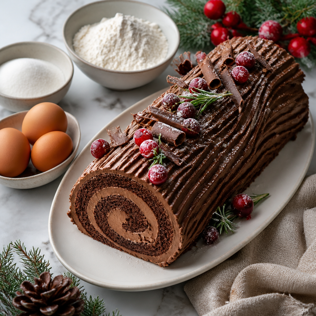 Chocolate Yule Log