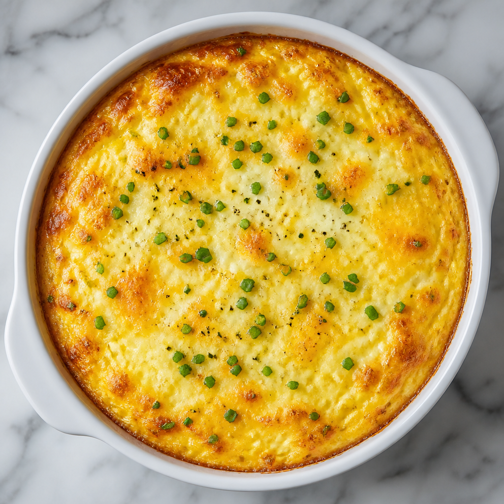 Creamy Cheese and Egg Breakfast Bake