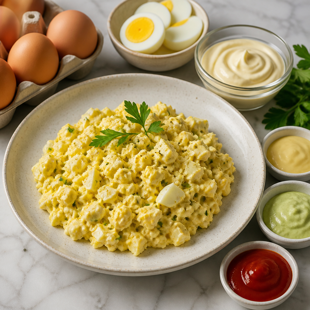 Golden Mustard Egg Salad