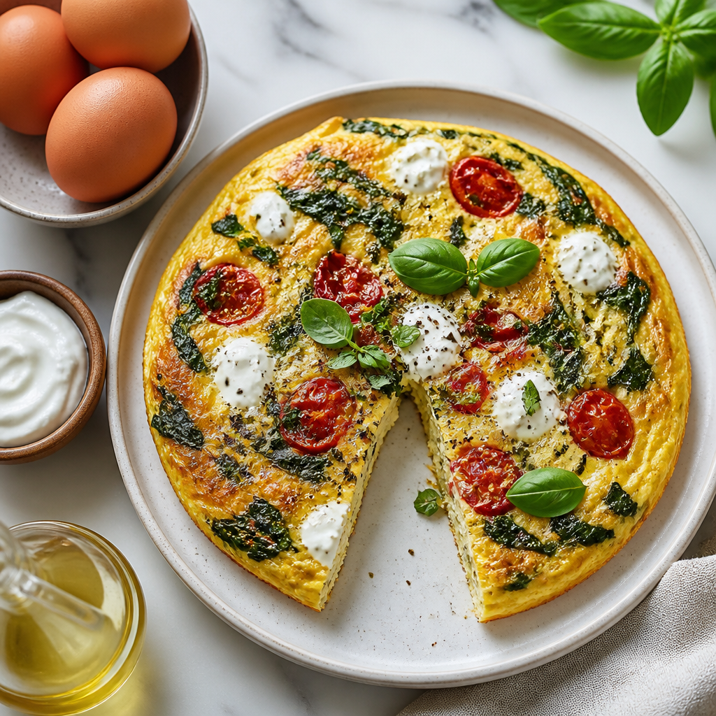 Rainbow Pepper Frittata