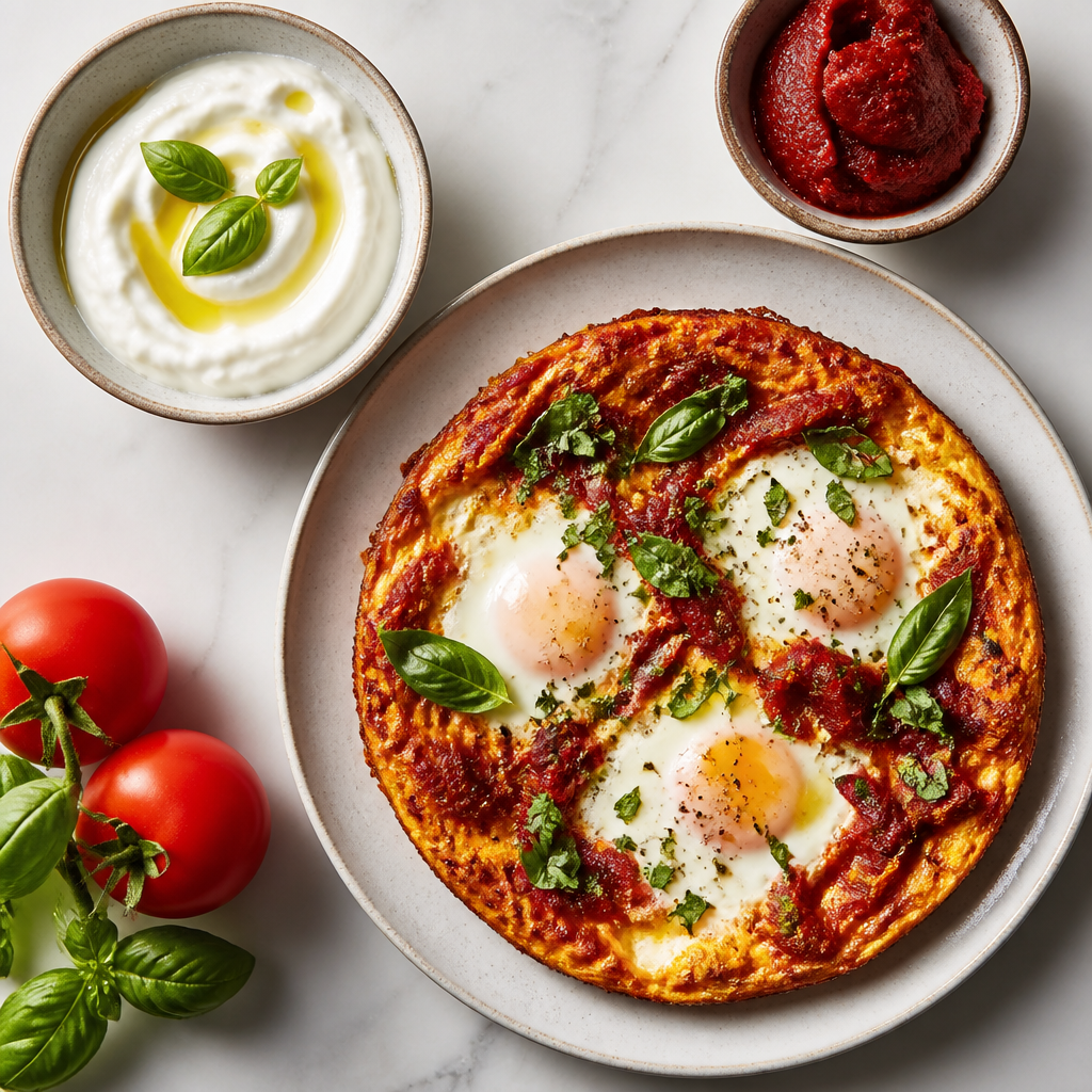 Fluffy Savoury Egg Frittata