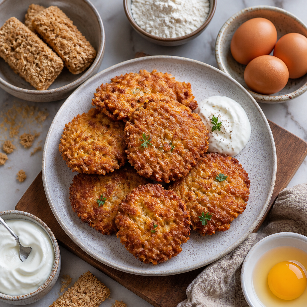 Golden Crispy Packet Fritters
