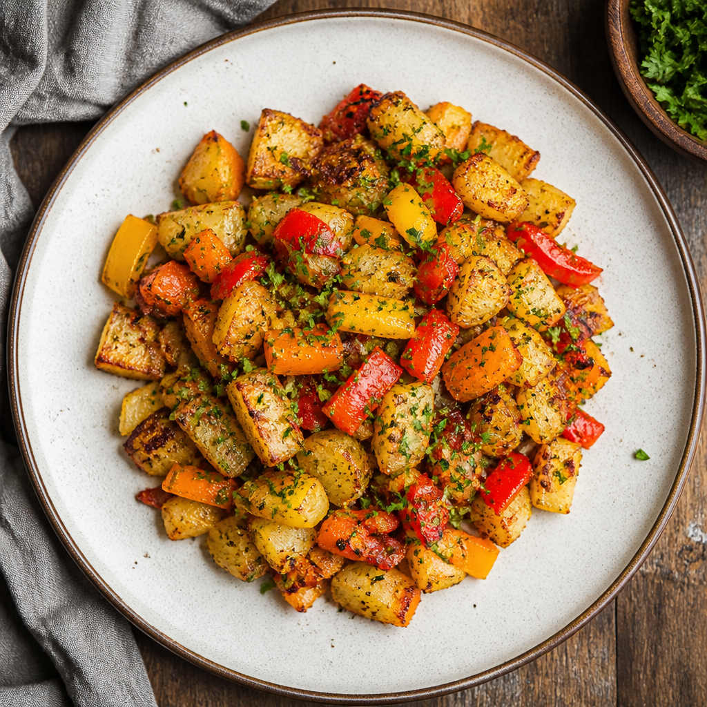 Pepper and Potato Hash