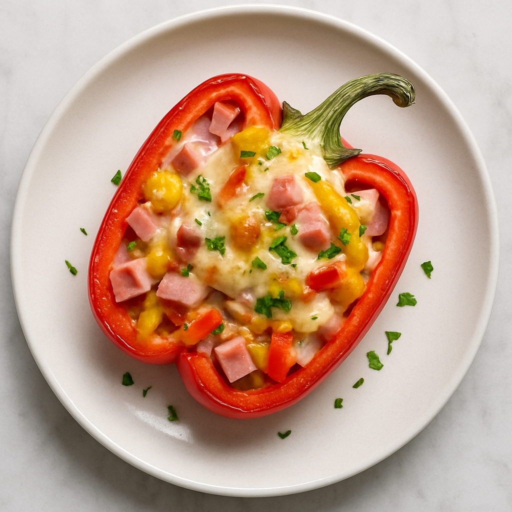 Ham and Mozzarella Pepper Melt