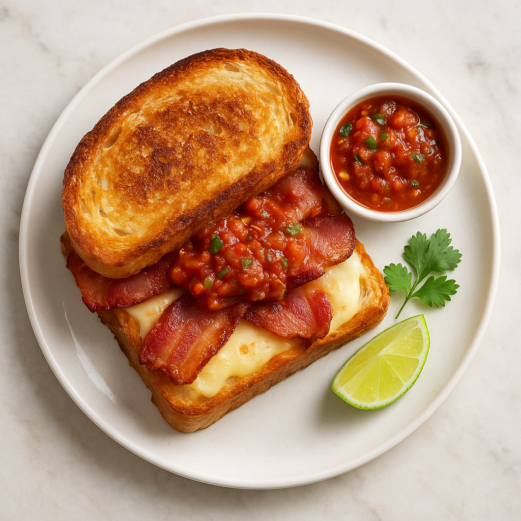Pepper and Mozzarella Toasties