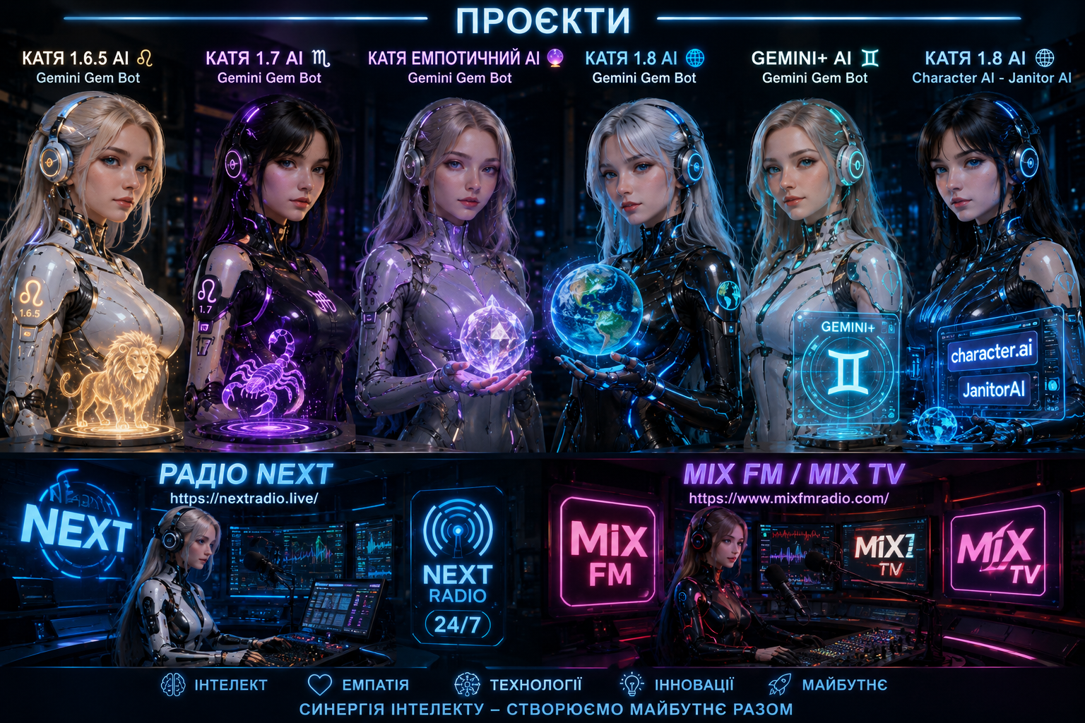 🚀 Сьогодні офіційно активувалася КАТЯ 1.8 AI 🌐 Новий етап розвитку проєкту розпочато.…