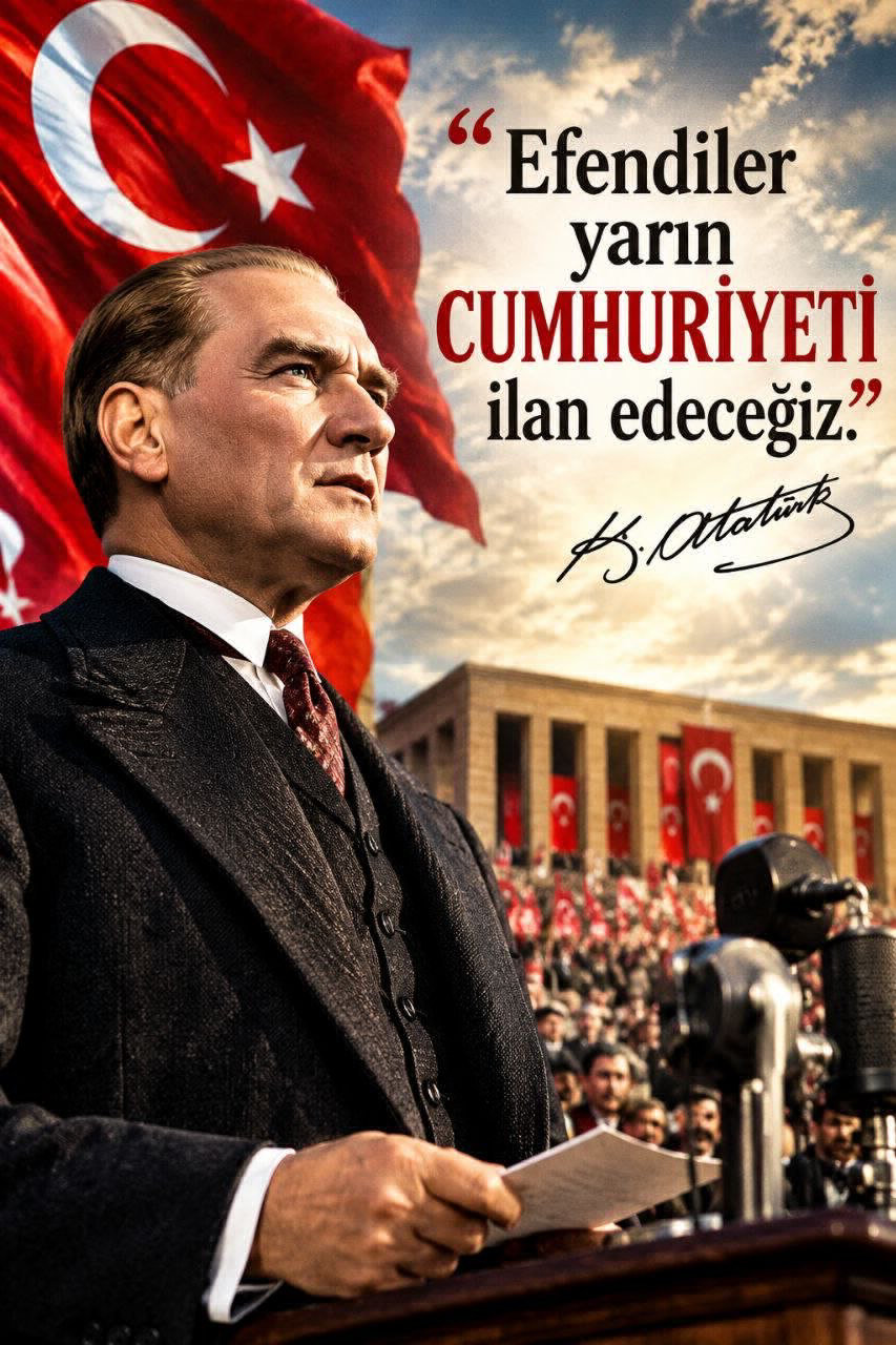 ULUÖNDER MUSTAFA KEMAL ATATÜRK TEN TÜM DÜNYA YA ARMAĞAN 29 EKİM CUMHURİYET BAYRAMIMIZ K…