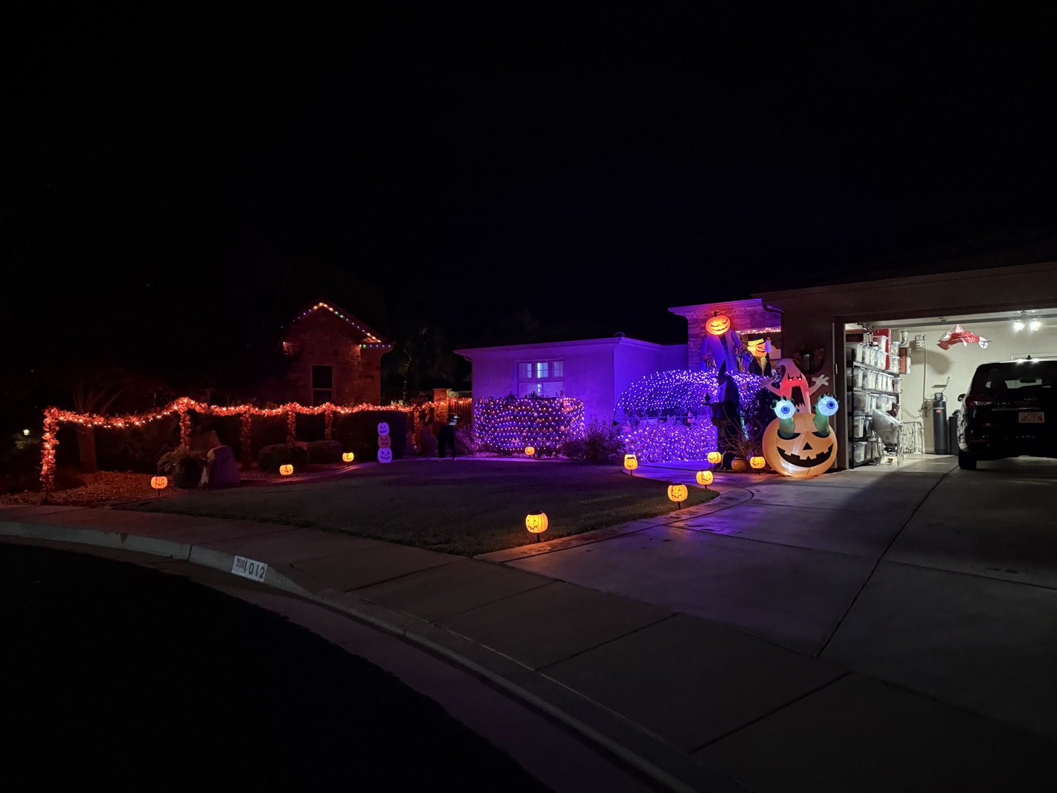 Colorful Halloween House