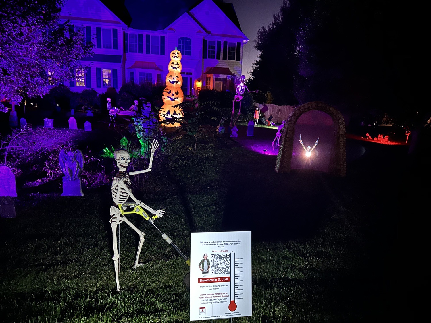 Halloween House On Long Meadow Dr. Glen Allen Virginia