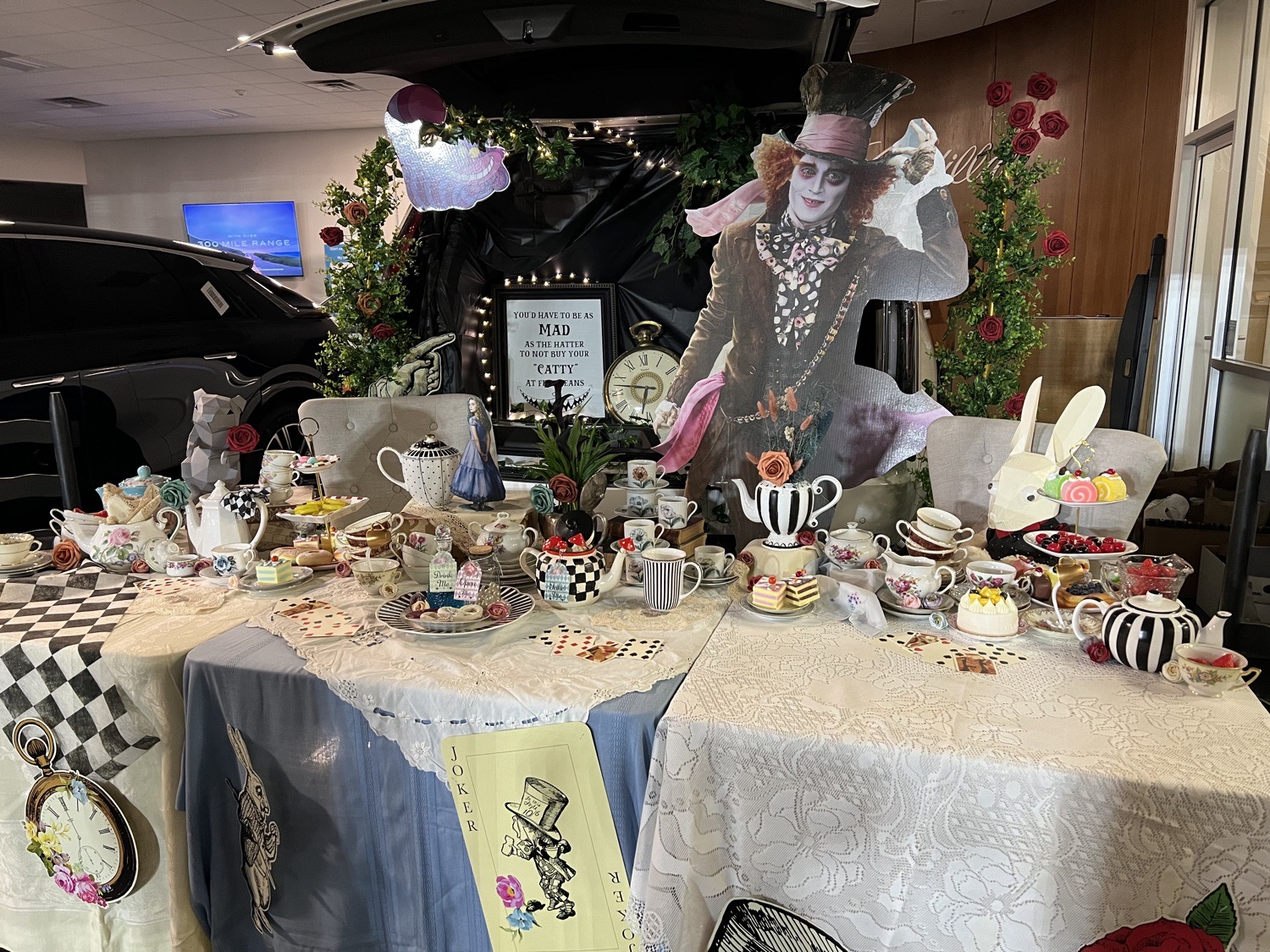 Fred Beans Cadillac Trunk or Treat Display