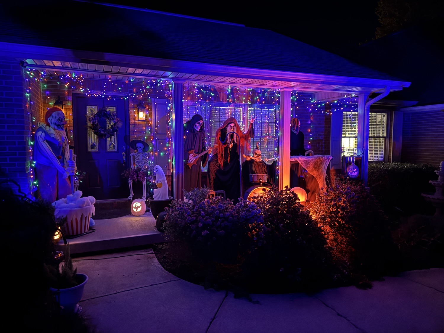 Halloween on McWhorter corner 2024